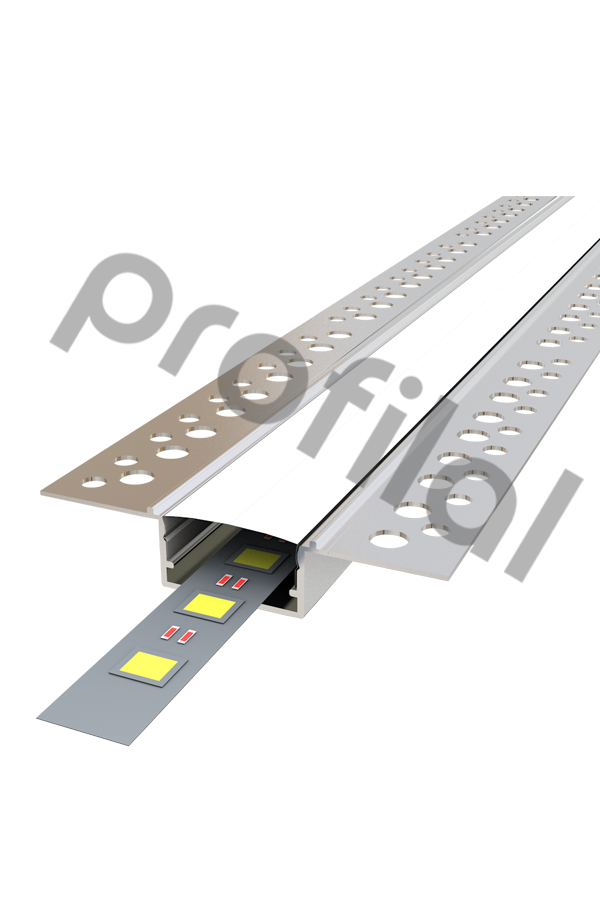 2 cm Alüminyum Alçıpan Led Profil